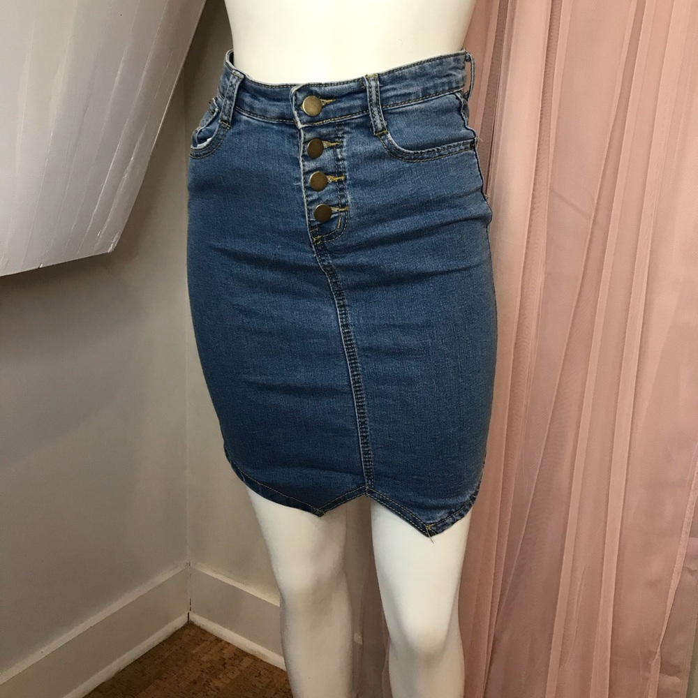Zaful Jean Skirt